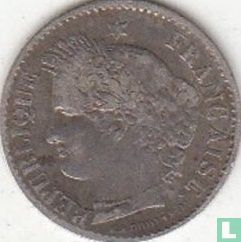 France 20 centimes 1850 (A - Chien avec l'oreille pendante) - Image 2