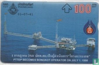 PTTEP Offshore Oil and Gas platform