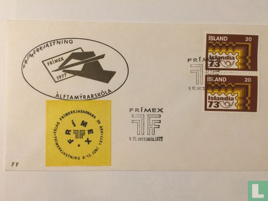 Postzegeltentoonstelling ISLANDIA 1973     
