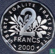 Frankrijk 2 francs 2000 (PROOF) - Afbeelding 1