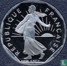 Frankrijk 2 francs 2000 (PROOF) - Afbeelding 2