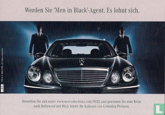 B02132 - Mercedes Benz "Werden Sie "Men in Black" Agent" - Afbeelding 1