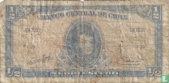 Chile ½ Escudo ND (1962) - Image 1