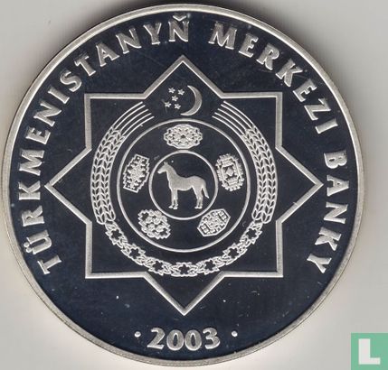Turkménistan 500 manat 2003 (BE) "Mollanepes"  - Image 1