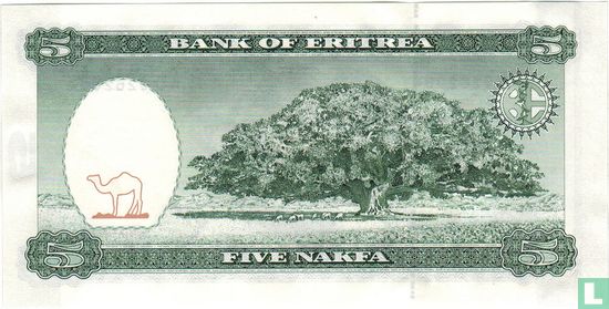 Eritrea 5 Nakfa - Image 2