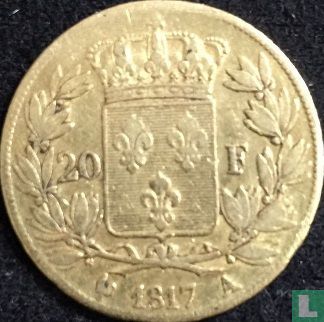France 20 francs 1817 (A) - Image 1