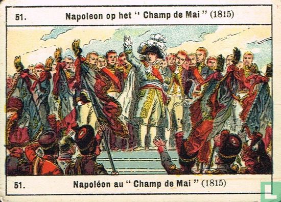 Napoleon op het "Champ de Mai" - 1815 - Afbeelding 1
