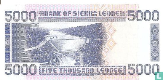 Sierra Leone 5.000 Leones 1993 - Image 2