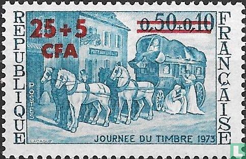 Stagecoach, with overprint