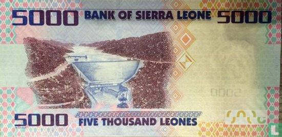 Sierra Leone 5000 Leones  - Afbeelding 2