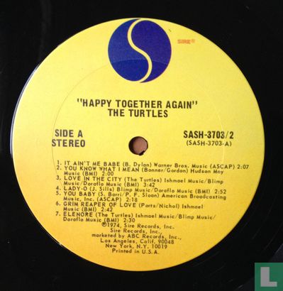 "Happy Together Again!" - The Turtles Greatest Hits (Deluxe Two Record Set) - Image 3