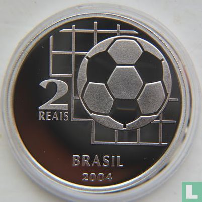 Brasilien 2 Reais 2004 (PP) "FIFA centennial" - Bild 1
