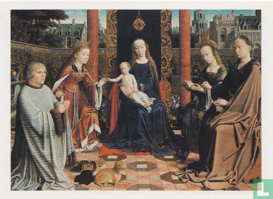 The Virgin and Child with saints and donor - Afbeelding 1