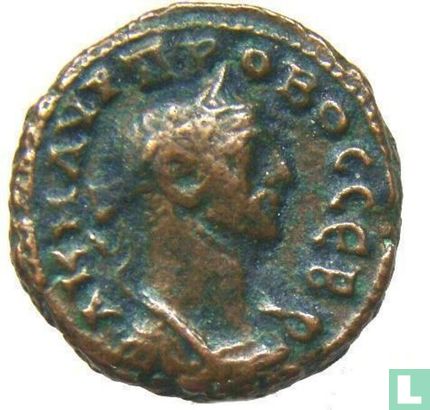 Empire romain - Egypte potin-tétradrachme  (Probus, Alexandrie)  277 CE - Image 2