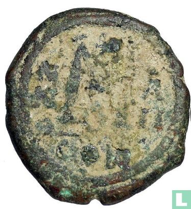 Byzantinische Reich  40 Nummi (1 Follis, Justin II und Sophia)  565-578 CE - Bild 2