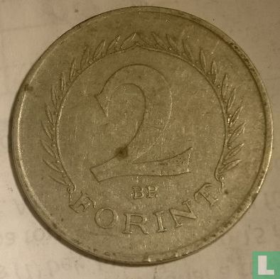 Hongarije 2 forint 1962 (koper-nikkel) - Afbeelding 2