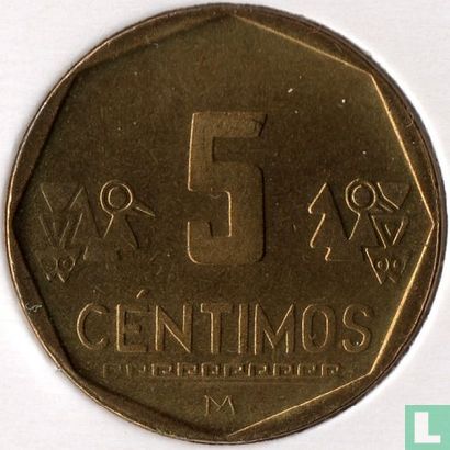 Pérou 5 céntimos 2006 - Image 2
