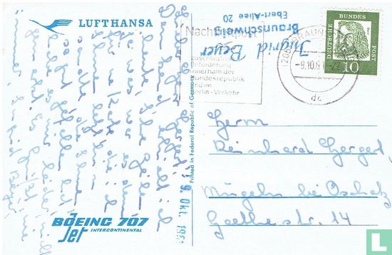 Lufthansa - Boeing 707 - Bild 2