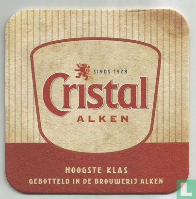 Cristal Alken hoogste klas gebotteld in de brouwerij Alken