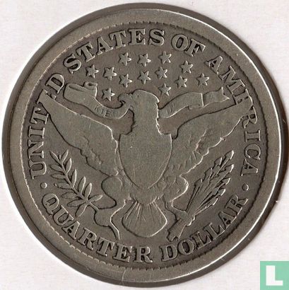 Verenigde Staten ¼ dollar 1900 (zonder letter) - Afbeelding 2