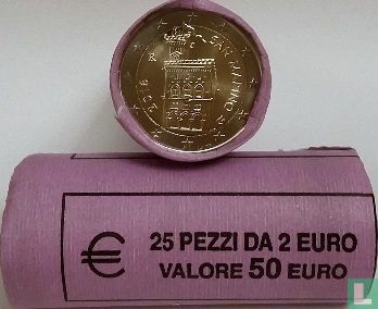 San Marino 2 euro 2016 (roll) - Image 2