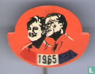 1965 Margriet en Pieter (rond)
