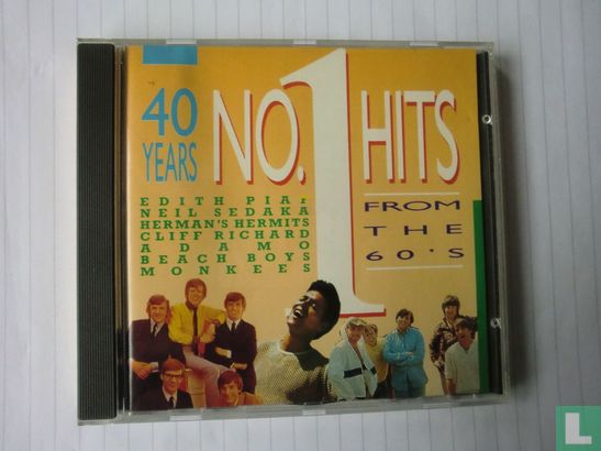 40 Years No.1 Hits from the 60's  - Afbeelding 1