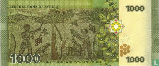 Syrië 1.000 Pounds  - Afbeelding 2