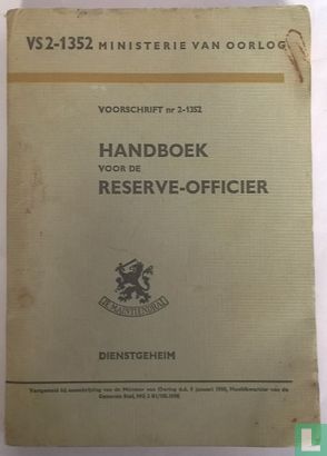 VS 2-1352 Handboek voor de Reserve-officier - Afbeelding 1