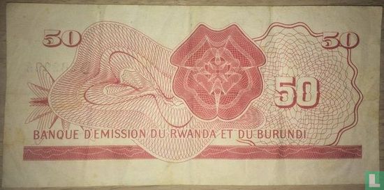 Ruanda-Urundi 50 Francs 1960 - Afbeelding 2