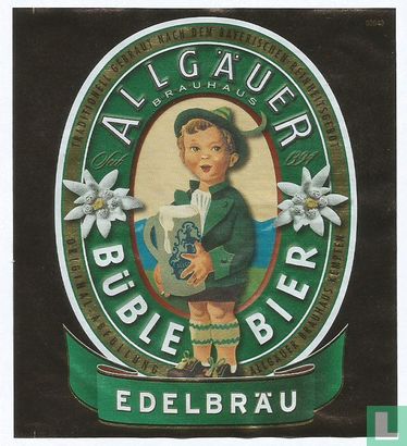 Allgäuer Büble Bier Edelbräu  - Bild 1