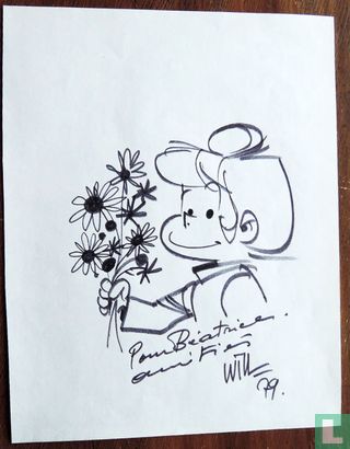 Will - Original unterzeichnet Zeichnung - Isabelle - (1979)
