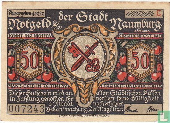 Naumburg 50 Pfennig 1920 (C) - Image 1
