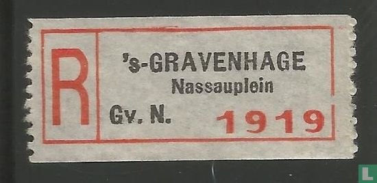 's-GRAVENHAGE Nassauplein Gv. N. [breed]