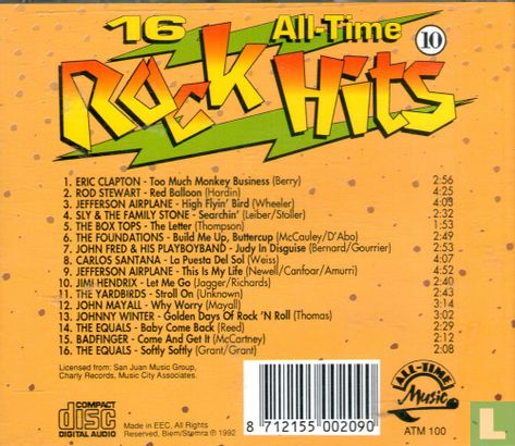 16 All Time Rock Hits 10 - Afbeelding 2