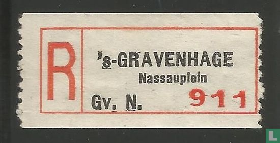 's-GRAVENHAGE Nassauplein Gv. N. [smal]