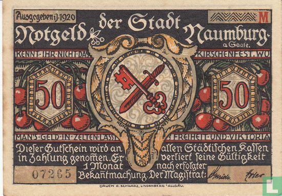 Naumburg 50 Pfennig 1920 (M)  - Image 1