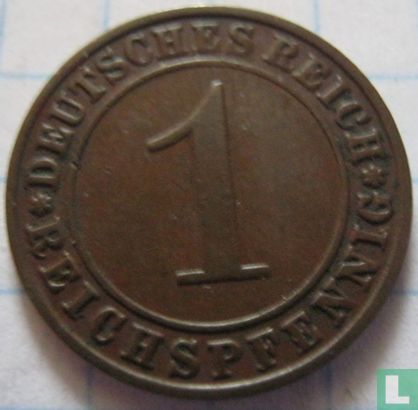 Duitse Rijk 1 reichspfennig 1927 (D) - Afbeelding 2