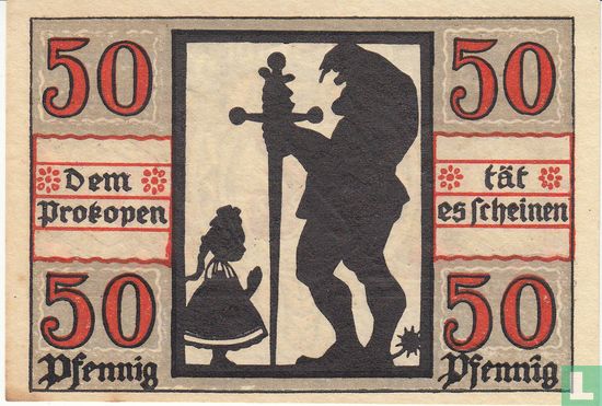 Naumburg 50 Pfennig 1920 (I)  - Afbeelding 2