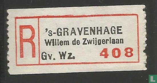 's-GRAVENHAGE Willem de Zwijgerlaan Gv. Wz.