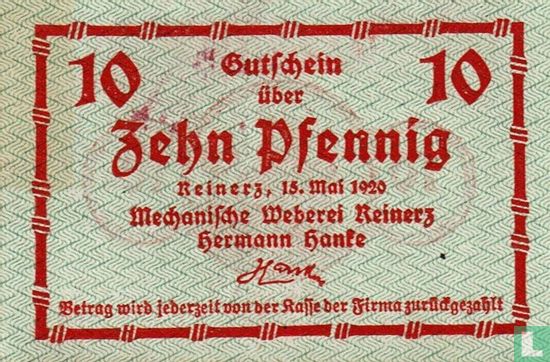 Reinerz 10 Pfennig 1920 - Bild 1