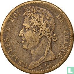 Colonies françaises 10 centimes 1825 - Image 2