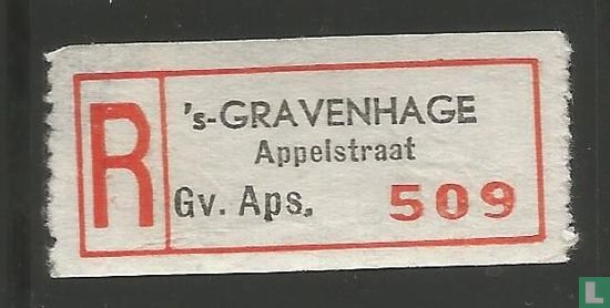 's-Gravenhage Appelstraat Gv. Aps.
