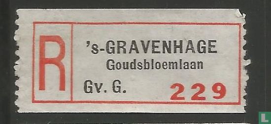 's-GRAVENHAGE Goudsbloemlaan Gv. G.