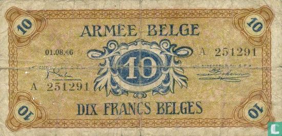 Belgium 10 Francs 1946 - Image 1