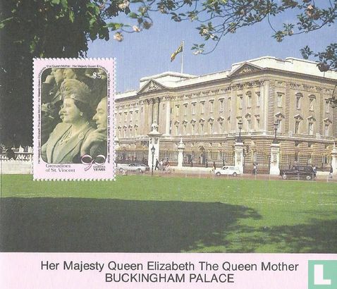 90e verjaardag Koningin-moeder      