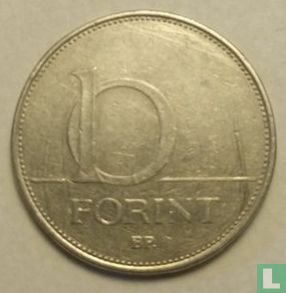 Ungarn 10 Forint 1999 - Bild 2