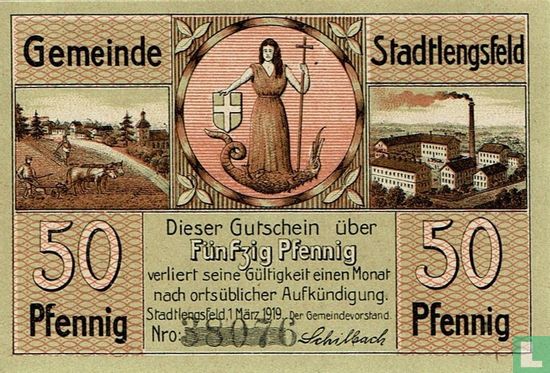 Stadtlengsfeld 50 Pfennig 1919 - Bild 1