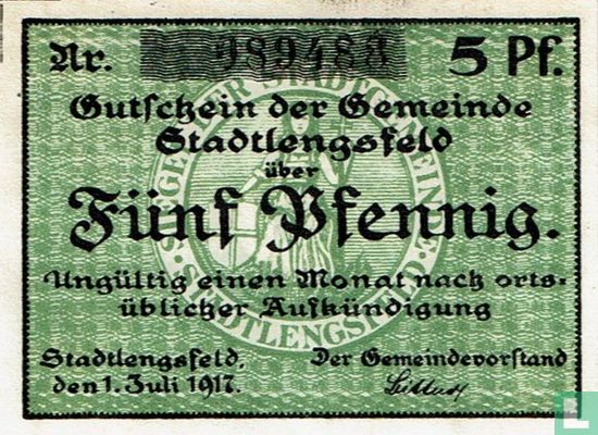 Stadtlengsfeld, Gemeinde - 5 Pfennig 1917 - Bild 1