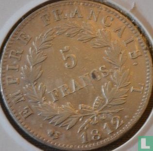 France 5 francs 1812 (L) - Image 1